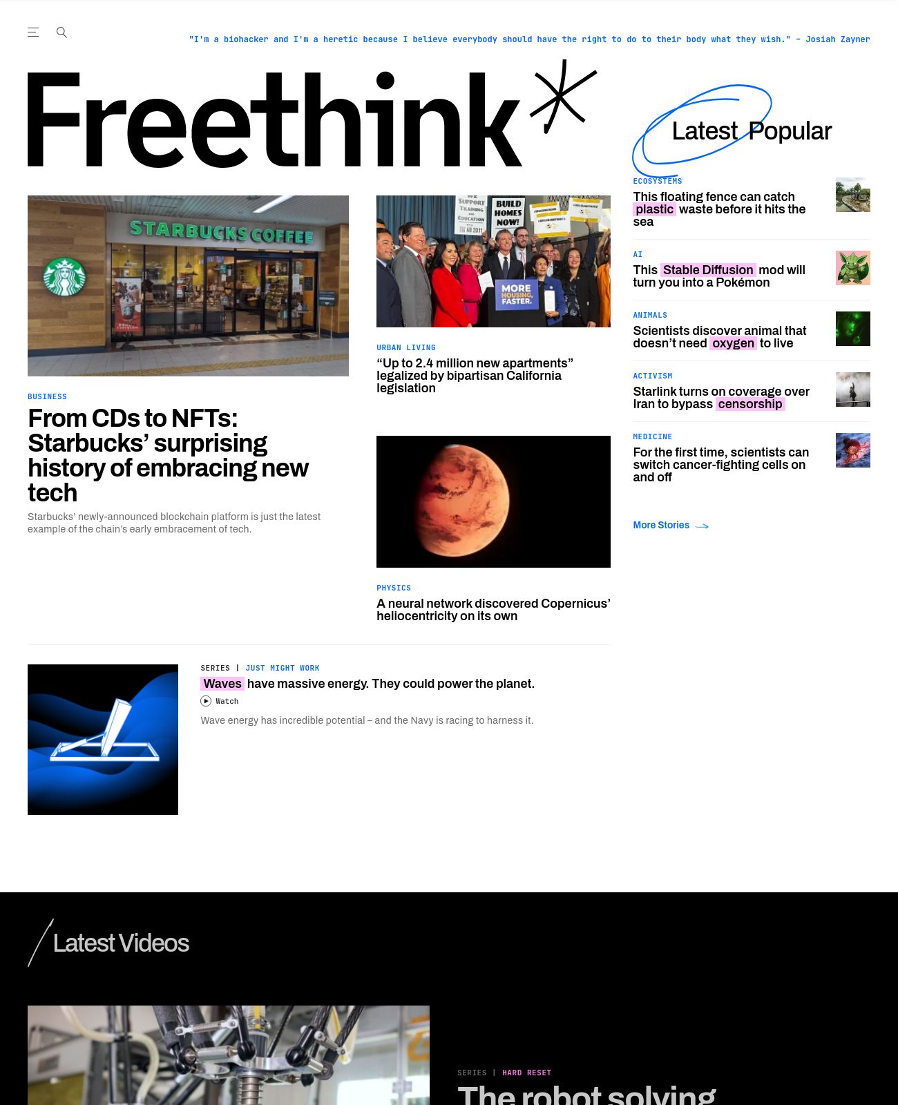 Freethink at 2022-09-29 23:35:43-07:00 local time