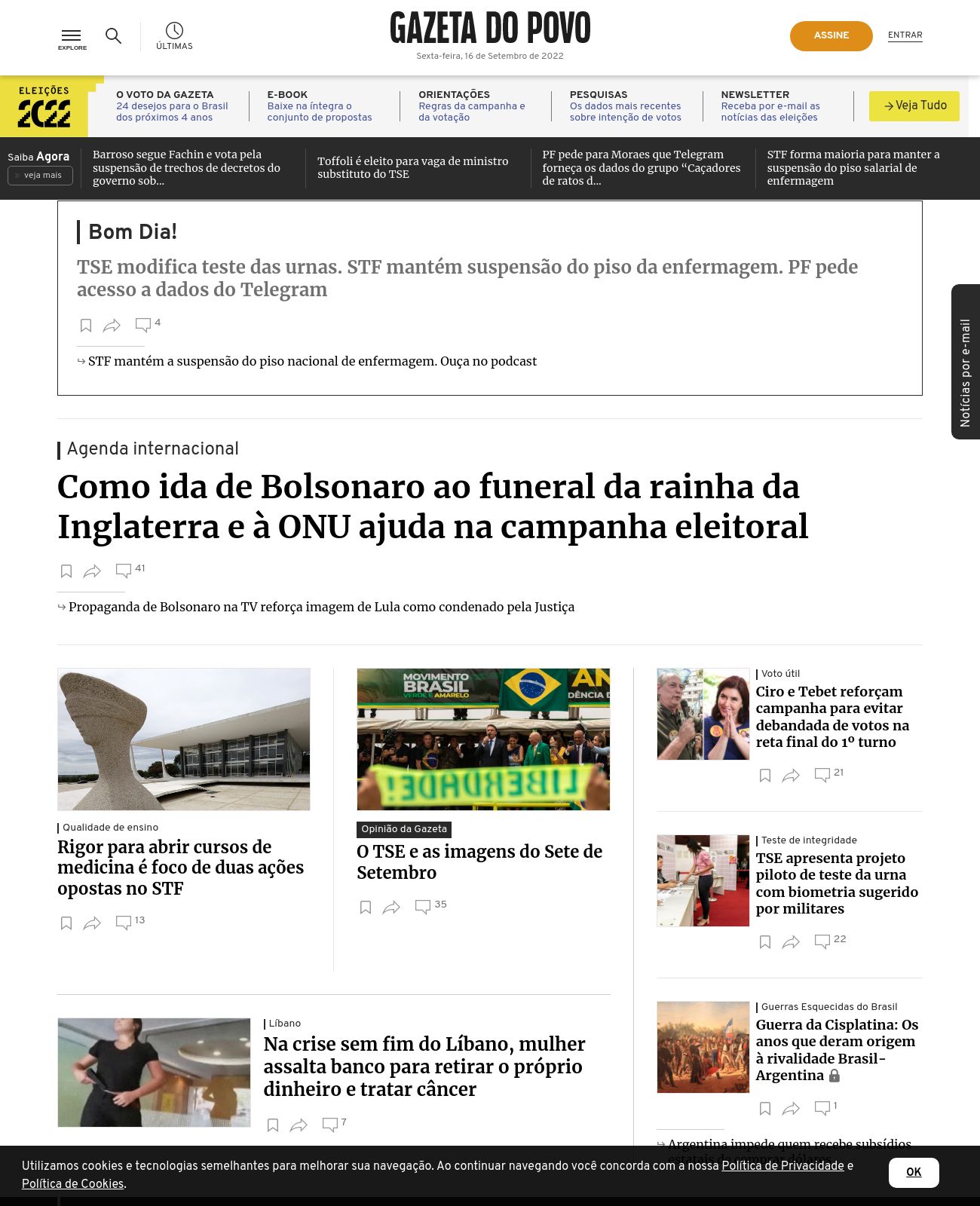 Gazeta do Povo at 2022-09-16 09:02:04-03:00 local time