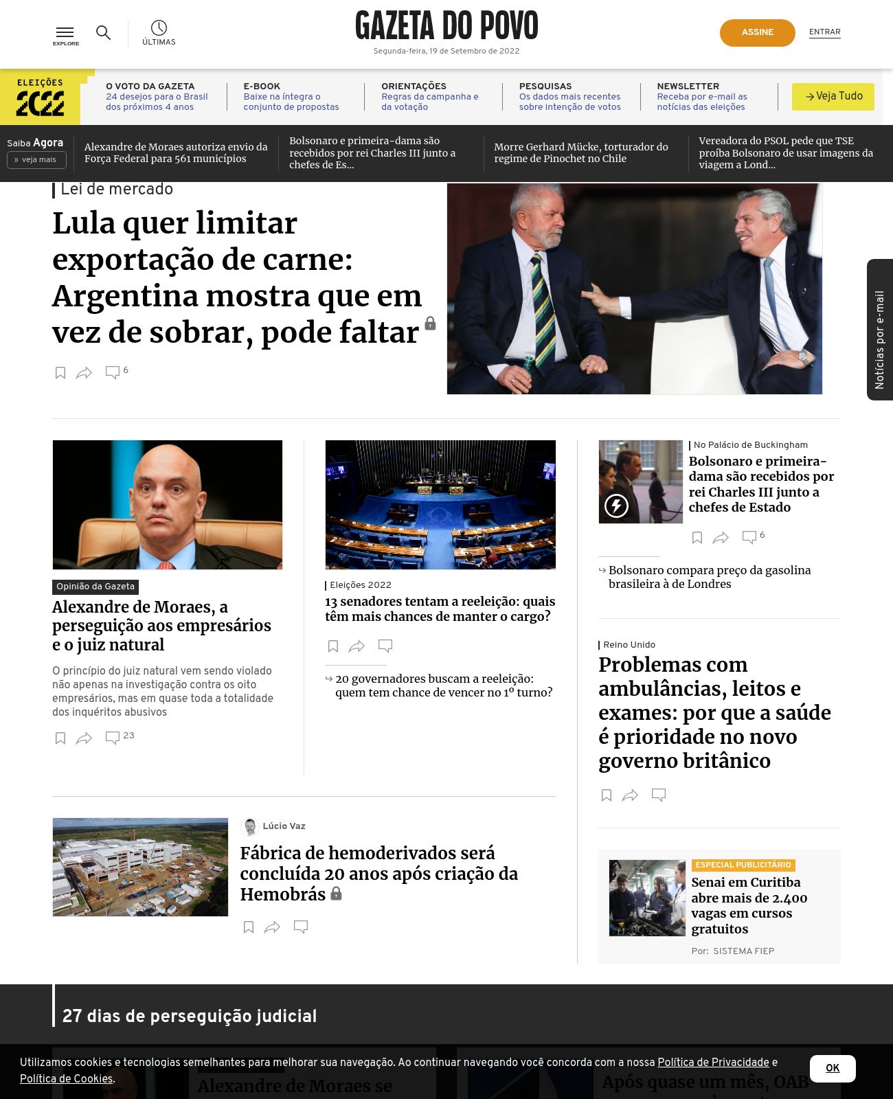 Gazeta do Povo at 2022-09-19 01:47:40-03:00 local time