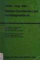 Cover of: German commercial code