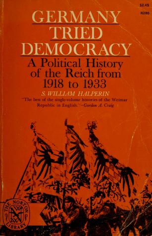 Cover of: Germany tried democracy by Samuel William Halperin