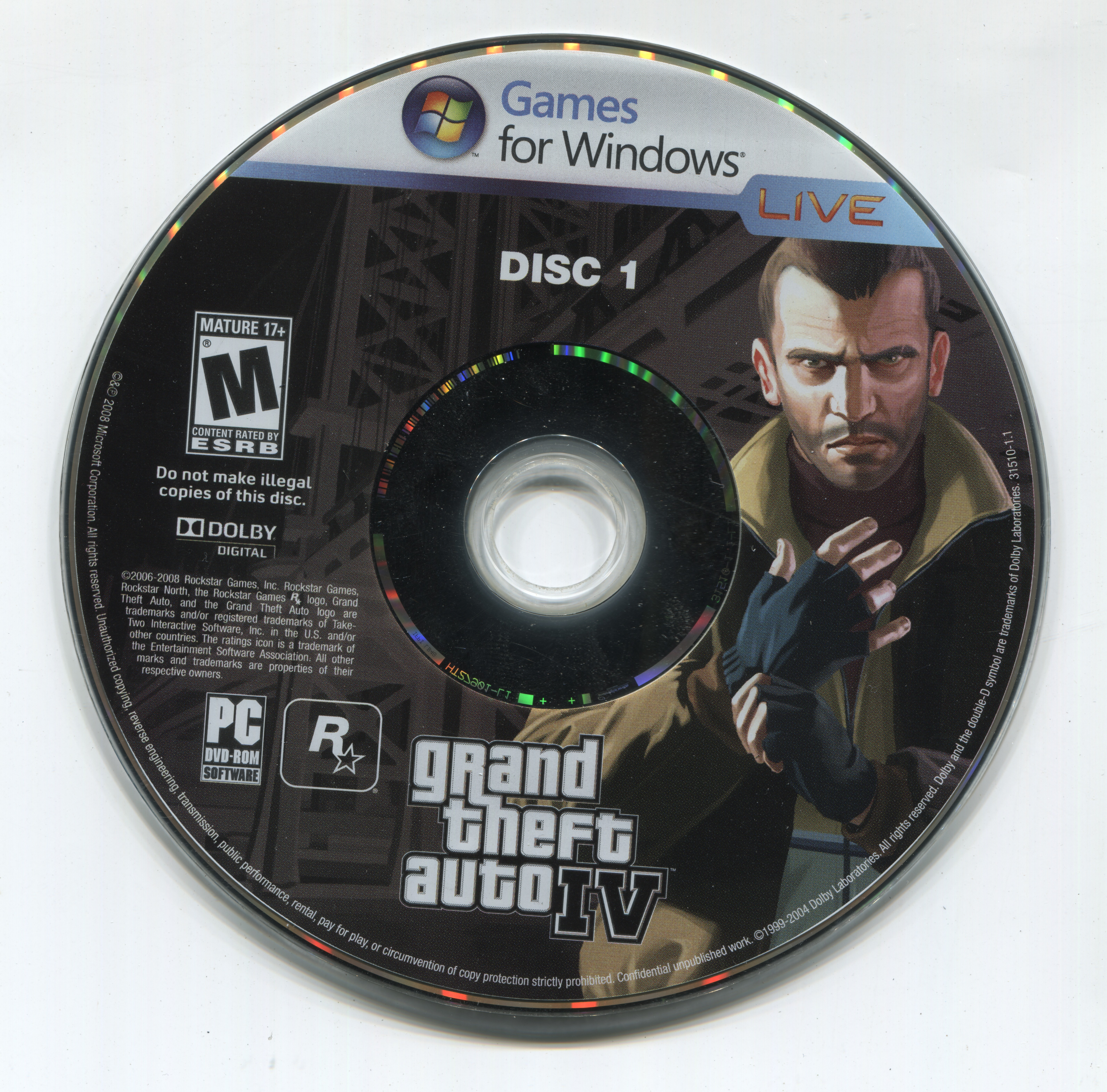Grand Theft Auto IV 2008 Microsoft Rockstar Games 2-DVD Set : Microsoft,  Rockstar Games : Free Download, Borrow, and Streaming : Internet Archive