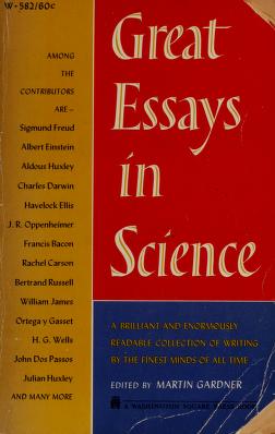 Cover of: Great essays in science by edited by Martin Gardner.