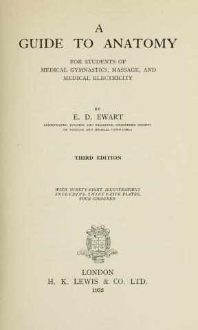 Cover of: A guide to anatomy by E. D. Ewart