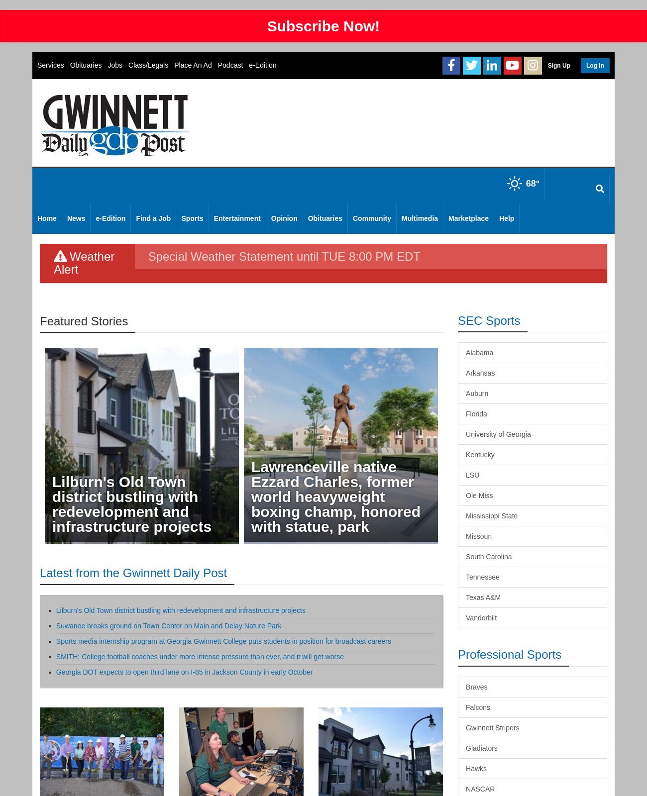 Gwinnett Daily Post at 2022-09-27 19:54:47-04:00 local time