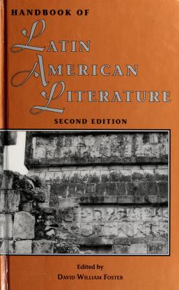 Cover of: Handbook of Latin American literature by edited by David William Foster.