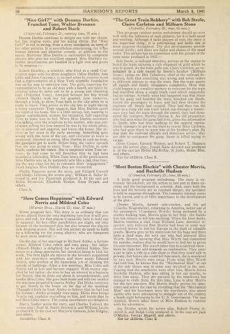 Thumbnail image of a page from Harrison's Reports