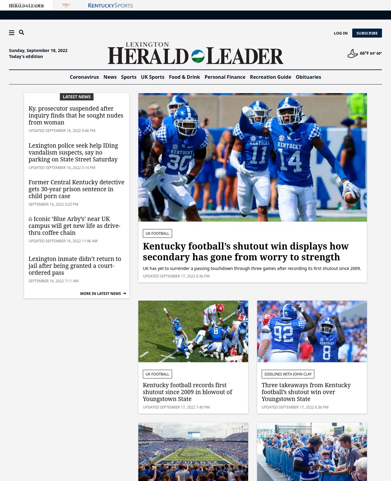 Lexington Herald-Leader at 2022-09-17 23:51:58-04:00 local time