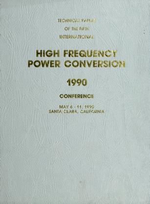 Cover of: High frequency power conversion by 