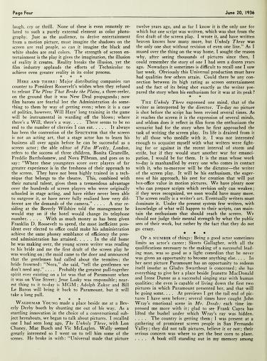 Thumbnail image of a page from Hollywood Spectator