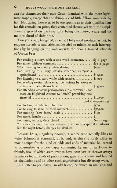 Thumbnail image of a page from Hollywood without make-up