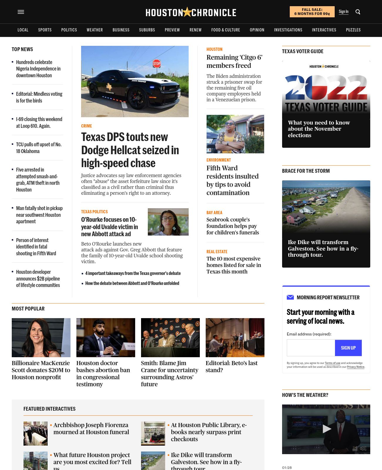 Houston Chronicle at 2022-10-01 20:24:00-05:00 local time
