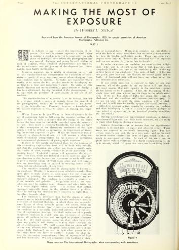 Thumbnail image of a page from The international photographer