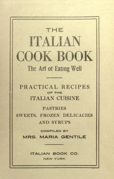 Cover of: The Italian Cook Book by Maria Gentile