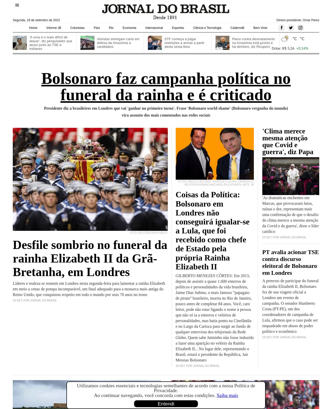 Jornal do Brasil at 2022-09-19 08:58:11-03:00 local time