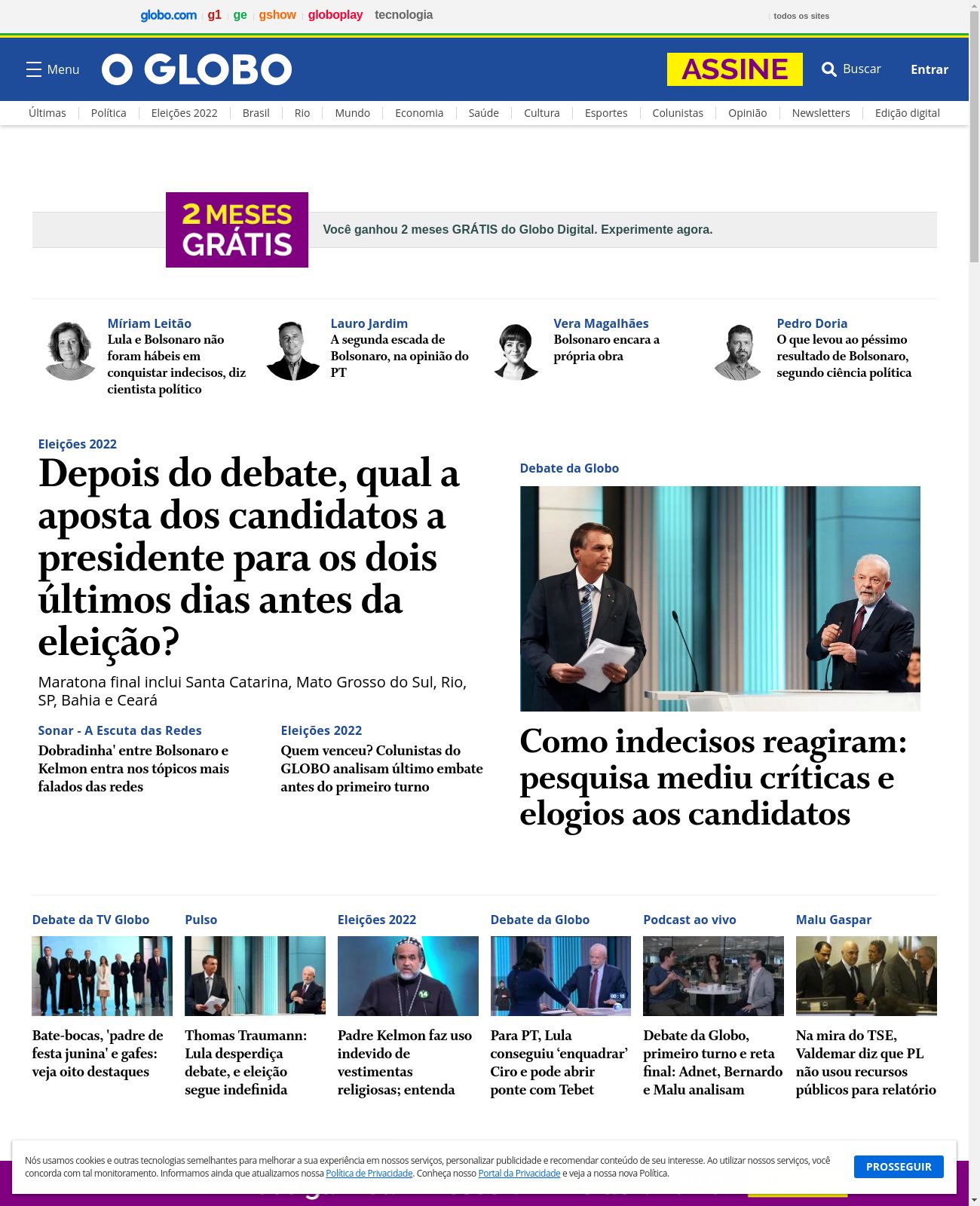 O Globo at 2022-09-30 15:07:24-03:00 local time