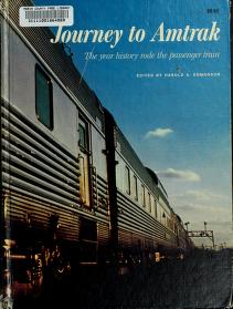 Cover of: Journey to Amtrak by Harold A. Edmonson