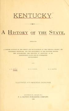 Cover of: Kentucky. by J. H. Battle