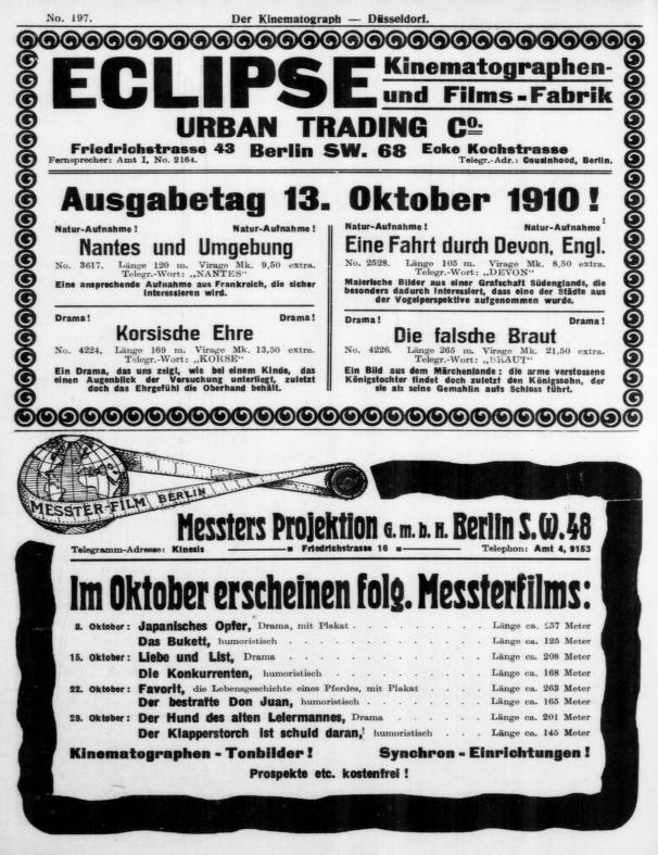 Der Kinematograph (October 1910)