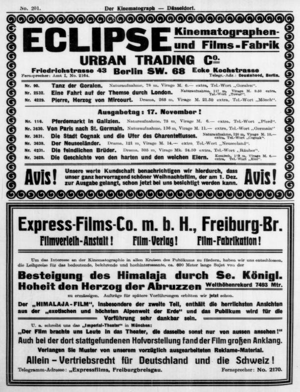 Der Kinematograph (November 1910)