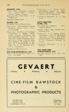 Thumbnail image of a page from Kinematograph Year Book 1947