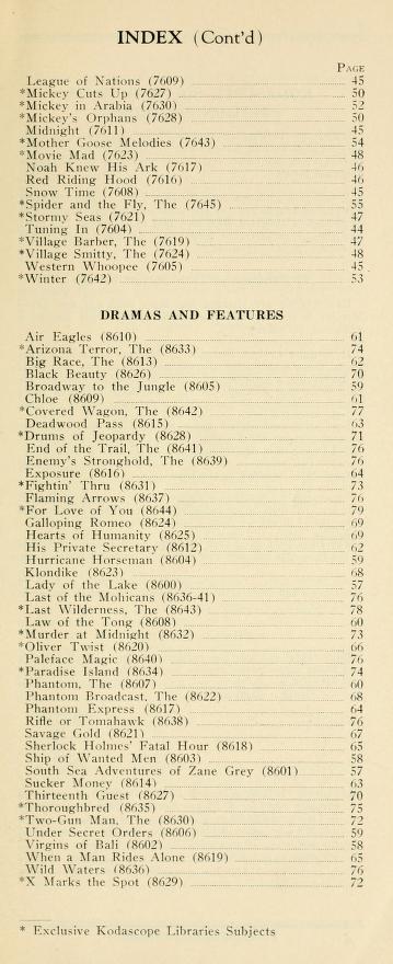 Thumbnail image of a page from Kodascope Talking-Film Library