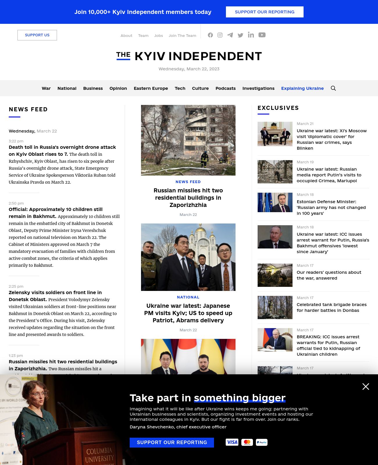 Kyiv Independent at 2023-03-22 15:46:28+02:00 local time