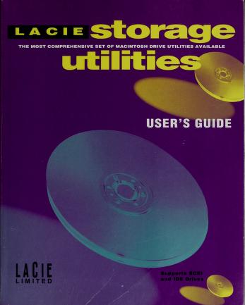 Cover of: La Cie storage utilities by La Cie Limited
