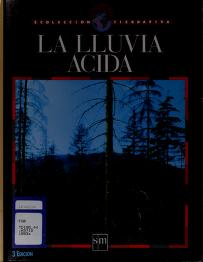 Cover of: La lluvia acida by Tony Hare