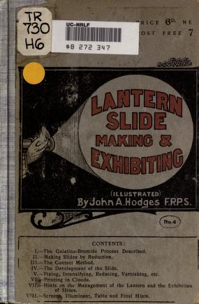 Thumbnail image of a page from Lantern-slide making and exhibiting