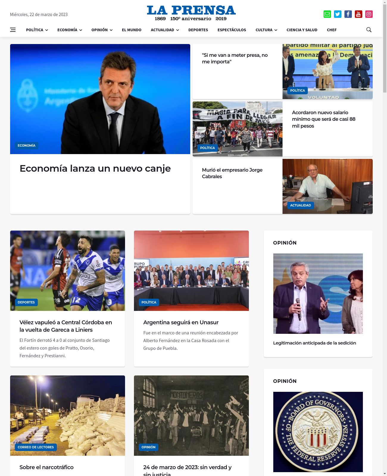 La Prensa at 2023-03-22 08:20:42-03:00 local time