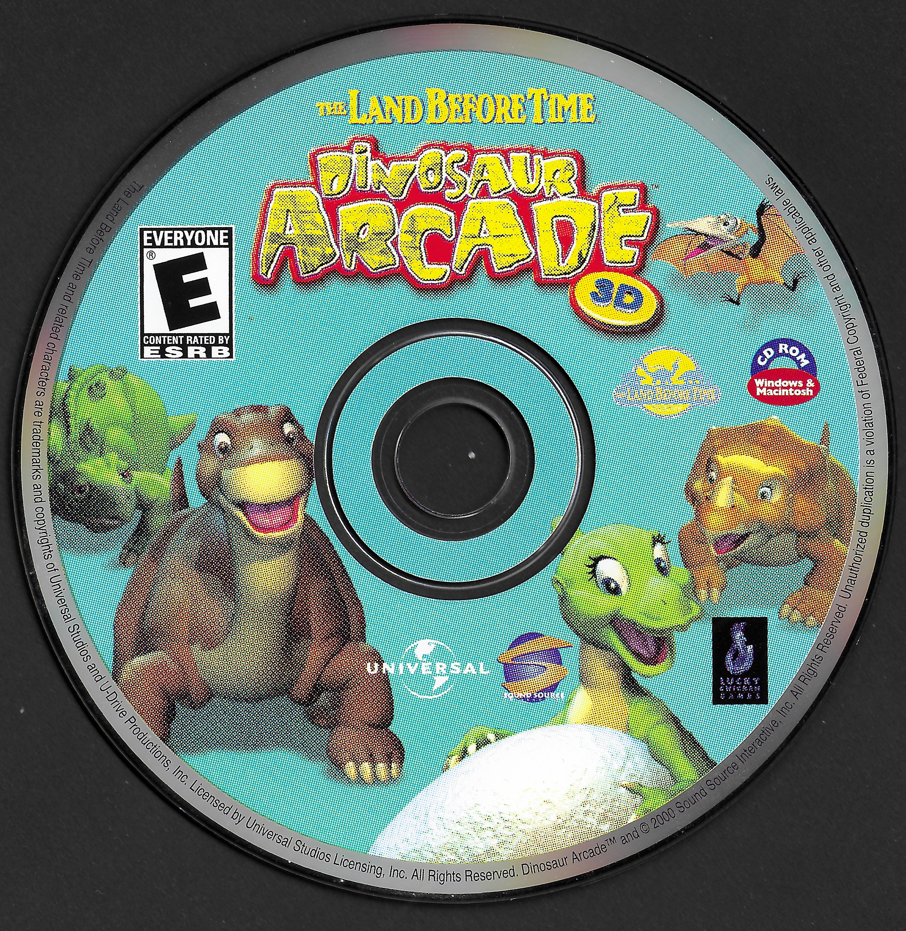 Land Before Time Dinosaur Arcade 3D (PC) (2000) : Lucky Chicken Games :  Free Download, Borrow, and Streaming : Internet Archive