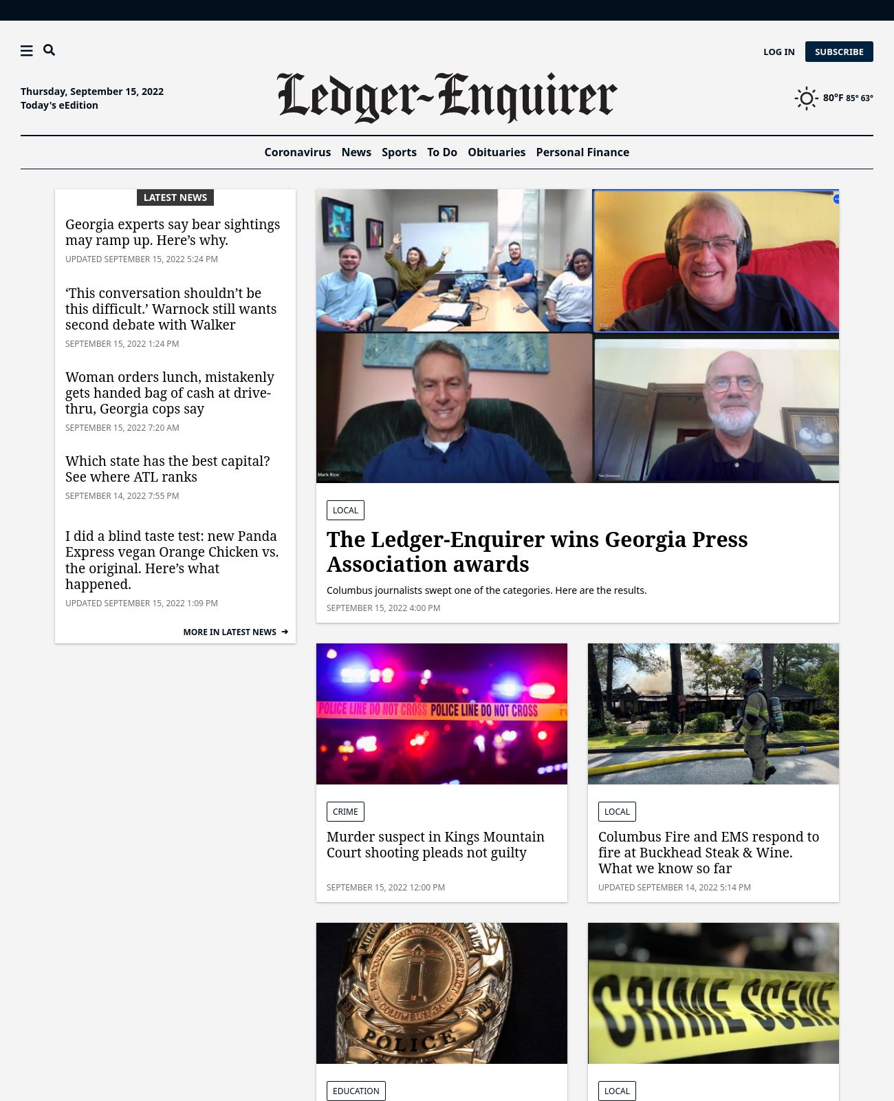 The Ledger-Enquirer at 2022-09-15 19:54:57-04:00 local time