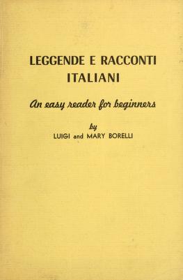 Cover of: Leggende e racconti italiani by Luigi Borelli