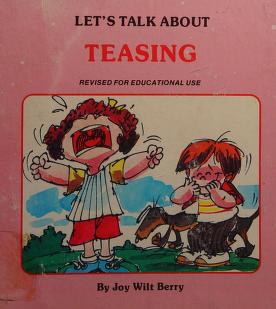 Cover of: Let's Talk About Teasing by Joy Berry