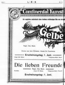 Thumbnail image of a page from Licthbild-Bühne