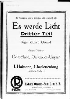 Thumbnail image of a page from Lichtbild-Bühne