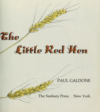 Cover of: The little red hen. by Paul Galdone