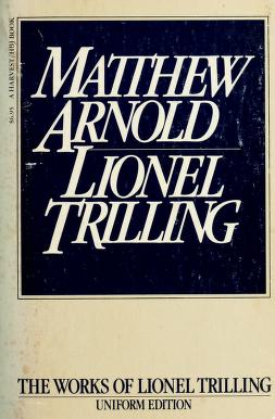 Cover of: Matthew Arnold by Lionel Trilling