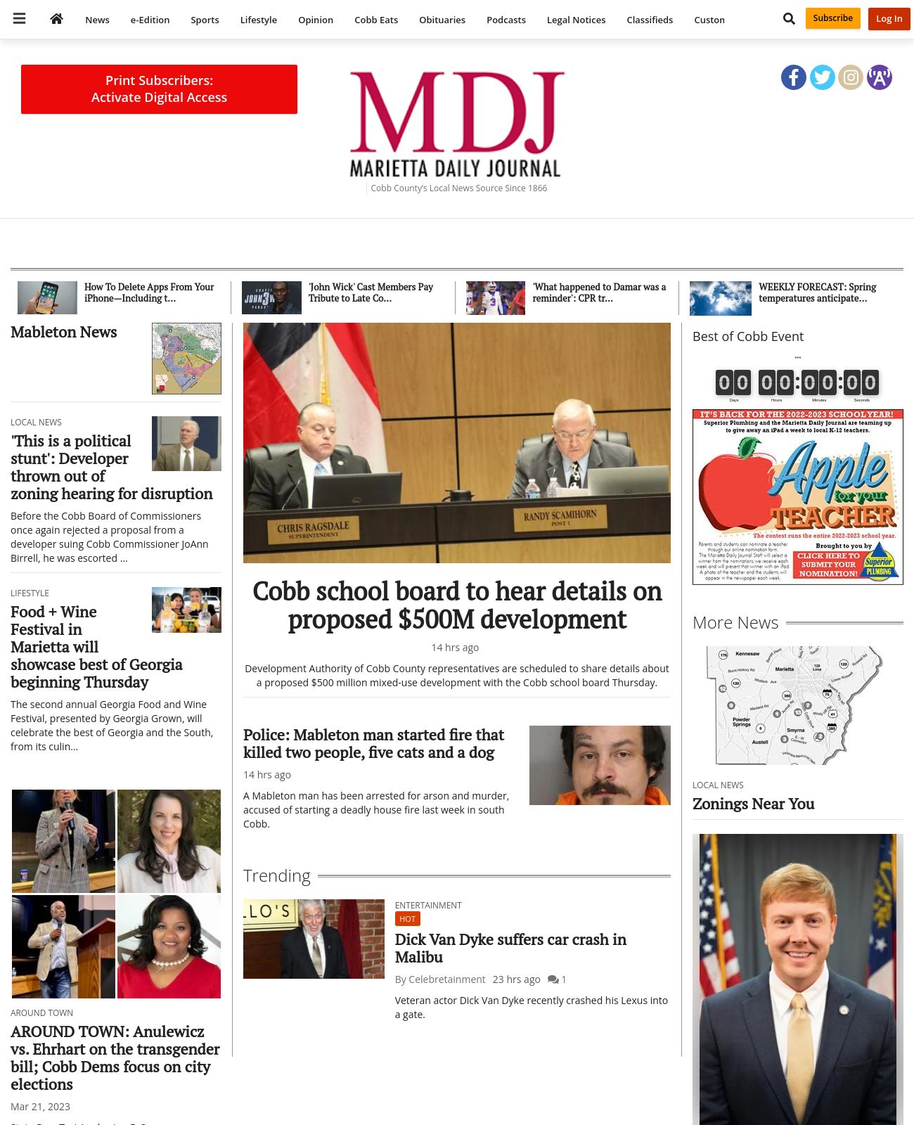 Marietta Daily Journal at 2023-03-23 10:10:52-04:00 local time