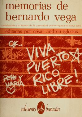 Cover of: Memorias de Bernardo Vega by Vega, Bernardo