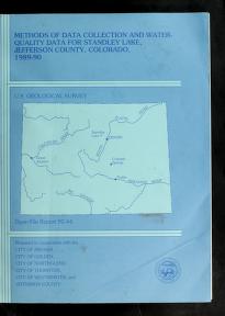Cover of: Methods of data collection and water-quality data for Standley Lake, Jefferson County, Colorado, 1989-90 by Barbara C Ruddy