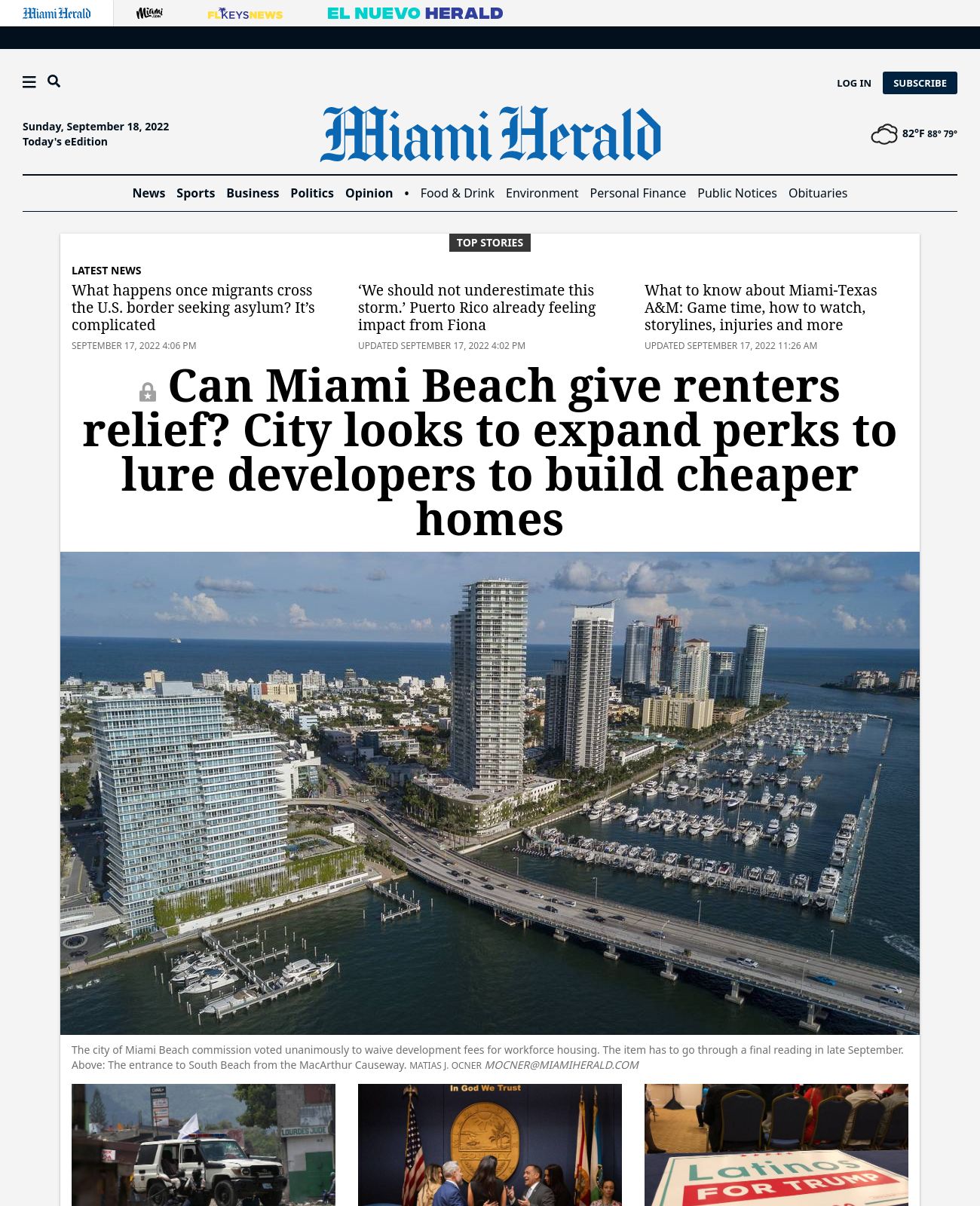 Miami Herald at 2022-09-17 21:17:42-04:00 local time