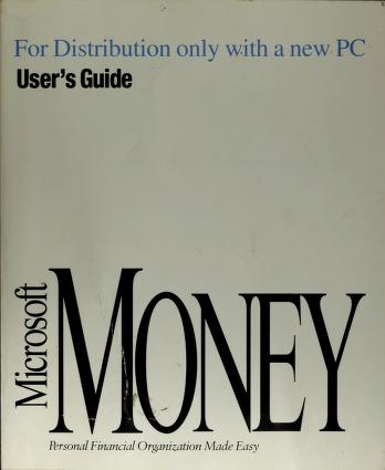 Cover of: Microsoft Money, version 2.0 by 