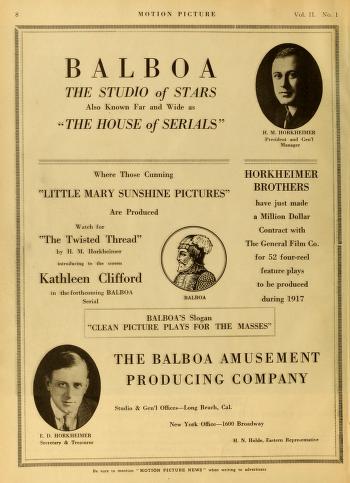 Thumbnail image of a page from Motion picture studio directory and trade annual