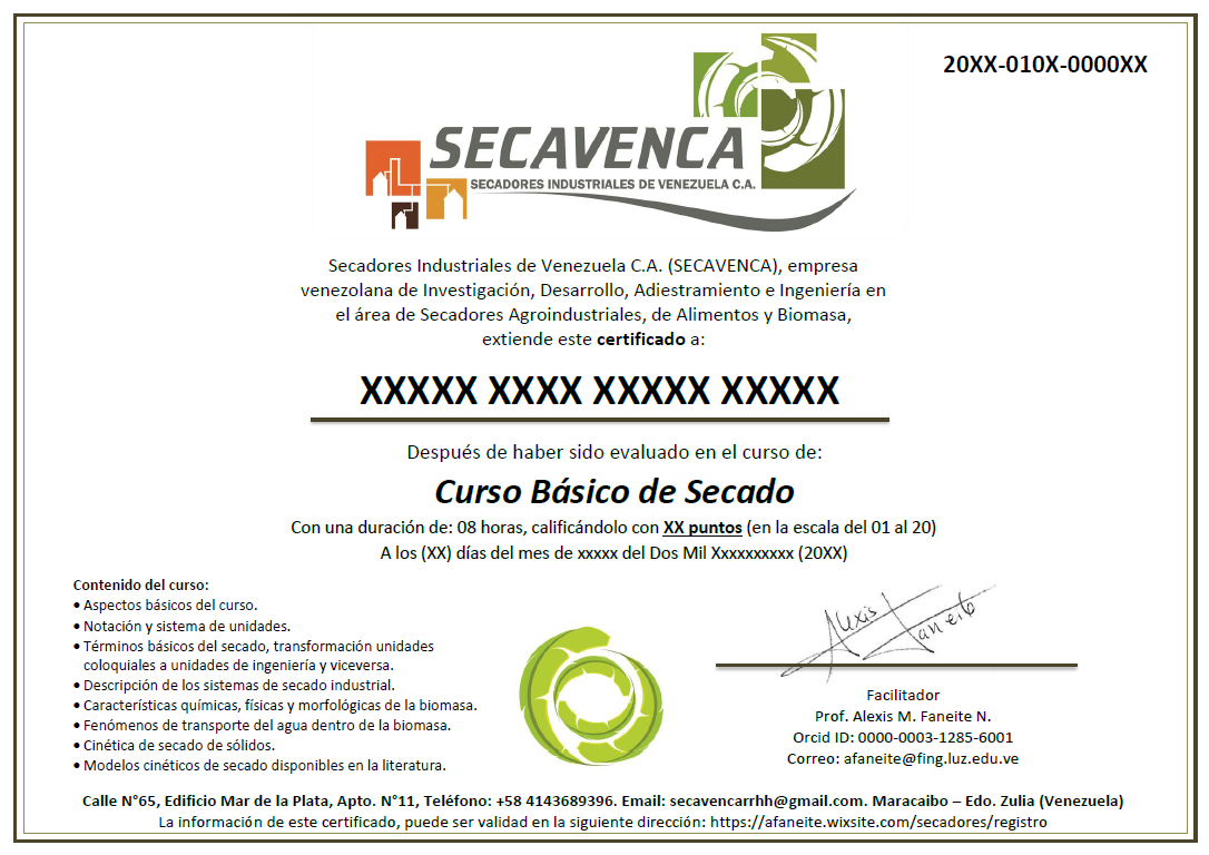 Modelo de Certificado Cursos SECAVENCA : Free Download, Borrow, and Streaming Internet Archive