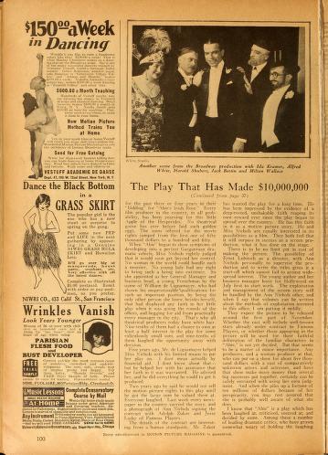 Thumbnail image of a page from Motion Picture Magazine
