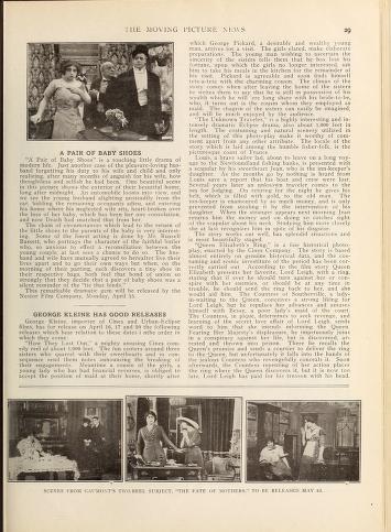 Thumbnail image of a page from Moving Picture News