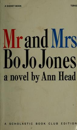 Cover of: Mr. and Mrs. Bo Jo Jones by Ann Head