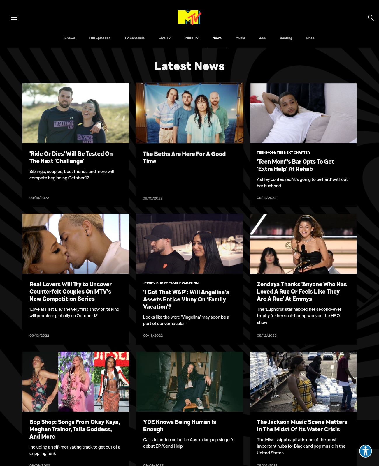 MTV News at 2022-09-15 21:14:14-04:00 local time